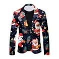 thumbnail image 6 of Adult Mens Christmas Suits 2 Piece Funny One Button Xmas Reindeer Jacket Tuxedo And Trousers Set Slim Fit Winter Party Ugly Mens Suits, 6 of 6