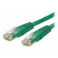 thumbnail image 2 of StarTech.com 35ft CAT6 Ethernet Cable, 10 Gigabit Molded RJ45 650MHz 100W PoE Patch Cord, CAT 6 10GbE UTP Network Cable with Strain Relief, Green, Fluke Tested/Wiring is UL Certified/TIA - Category 6 - 24AWG (C6PATCH35GN) - Patch cable - RJ-45 (M) to RJ-45 (M) - 35 ft - UTP - CAT 6 - molded - green, 2 of 4
