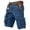Dark Blue, variant on GrmtClth American Flag Print Cargo Shorts for Men Independence Day 1776-2026 Summer Shorts Breathable Multi-Pocket Short Pant Fashion Work Trousers Wine S