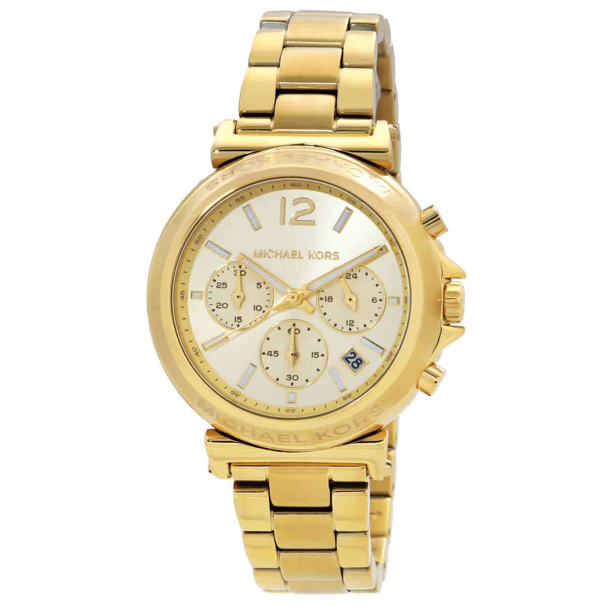 EUC Michael Kors Mini Parker Crystal Bezel Watch MK5842 Women\'s Michael Kors Women main image 4