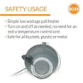 thumbnail image 4 of K&H Pet Products Perfect Bucket Heater w/ Cord Clip Gray 5 Inches 80 Watts, 4 of 8