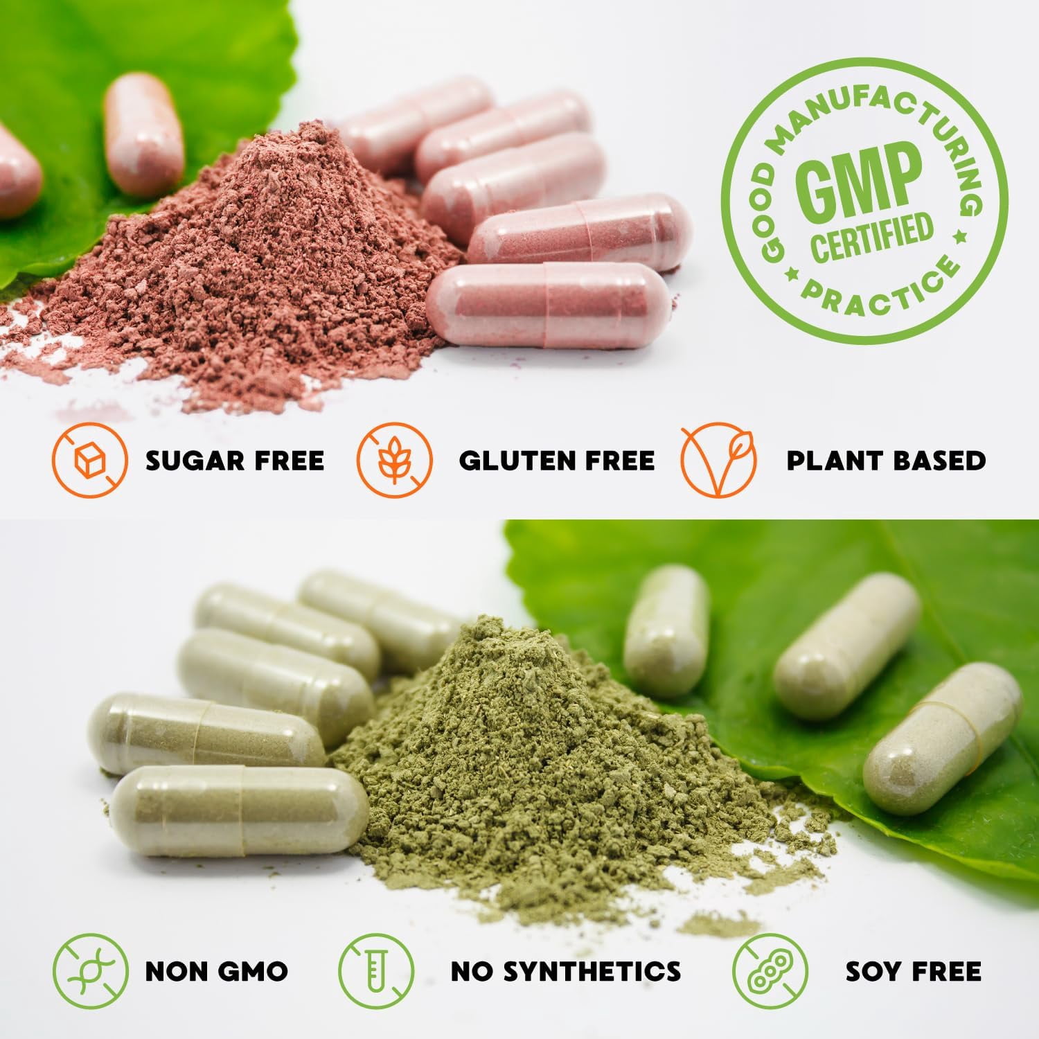 Simply Nature's Pledge -Packed with 42 Different Fruits & Vegetables - Made with Whole Food Superfoods - with Aloe Vera – 100% Soy Free -2 Month Supply- 180 Count (Pack of 2)