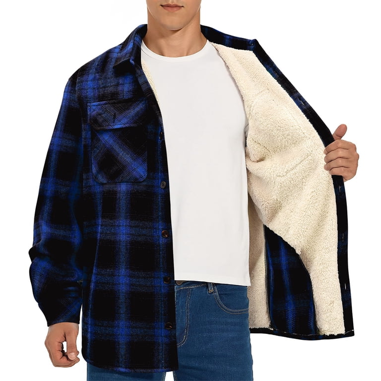 Gents Bliss Men's Heavyweight Flannel Fleece Jacket photo 2