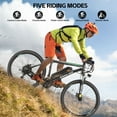 thumbnail image 2 of Gocio 27.5" Electric Mountain Bike 500W E-Bike with 48V 10.4Ah Battery, 19.8MPH Long Range Electric Bicycles with Aluminum, Lockable Front Fork Suspension, LCD Mountain E Bike for Adults, UL2849, 2 of 9