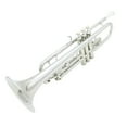 thumbnail image 2 of Trompette Bb B Flat en Laiton Exquise avec Gants Embouchure, 2 of 7
