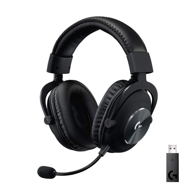 Reacondicionado Auriculares inalámbricos para juegos Logitech G PRO X con Blue VO! Micrófono CE