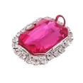 thumbnail image 5 of veasfak 5 Pieces Flatback Rhinestone Button DIY Garment Embellishments Rosy, 5 of 5
