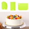 thumbnail image 3 of Cake Scraper Smoother Tool Set, Cake Smoothing Cutter Plate Tool Combo, Cake Icing Scrapper Ormromra CPB-DE-WX603-4, 3 of 5