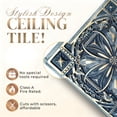 thumbnail image 4 of DCT10-Milan 2 ft. x 2 ft. PVC Glue-up or Lay-in Ceiling Tile in Smoked Gold (200 Sq.ft / Pack) - 50 Pieces, 4 of 27