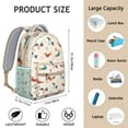 thumbnail image 6 of Dachshund Backpack for School,Cute School Bag,Schoolbag with Adjustable Shoulder Straps & Padded Back,15.3"x11"x6.7", 6 of 6