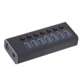 thumbnail image 4 of Concentrador USB alimentado, concentrador USB 3.0, puerto alto, puerto USB, expansor USB, verdadera excelencia, 4 of 8