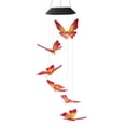 thumbnail image 3 of Luz Solar Led Jardín Mariposa Campana de Viento Luz 6 Cuentas de Lámpara Que Cambian de Color Meterk Lámpara de exterior, 3 of 7