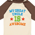 thumbnail image 4 of Inktastic My Great Uncle is Awesome Boys or Girls Long Sleeve Baby Bodysuit, 4 of 5