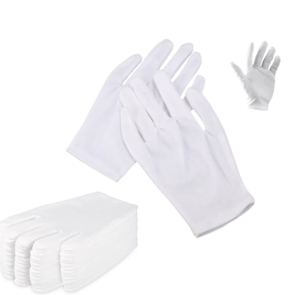 Dual-Day & Night Moisturizing Gloves,12 Pairs Moisturizing Sleeping Gloves for Men and Women,9.5x3.5In Cotton Gloves for Indoor andOutdoor