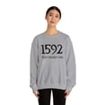 thumbnail image 3 of Gildan 18000 1592 They Missed One Sweatshirt, European Witch Trials, 3 of 7