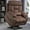 Brown, variant on Oversized Power Lift Recliner for Elderly 25.5in Extra Wide Recliner 4-Motor Massage and Heat 400 BLS Oversized Recliner Chair with Hidden Cup Holders and Side Pockets