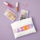thumbnail image 2 of Set de bolsas de maquillaje Bright Creations, 6 unidades, lienzo blanco, 20 x 15 cm, 2 of 9