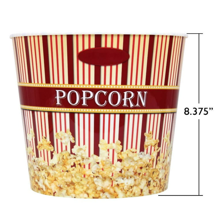 Time For Treats, Popcorn Bucket, 7QT VKP1168, Reusable Washable