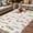 Multicolor, variant on Spring Floral Outdoor Rug for Patio/Deck/Porch, Non-Slip Large Area Rug 6 x 9 Ft, Pink Flowers Green Plaid Pastoral Indoor Outdoor Rugs Washable Area Rugs, Reversible Camping Rug Carpet Runner