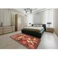 thumbnail image 5 of Ahgly Company Machine Washable Indoor Rectangle Traditional Sand Brown Area Rugs, 8' x 10', 5 of 7