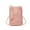 Peach, variant on TAZAG new mobile phone bag for women crossbody mini bag vertical halter portable wrist coin wallet
