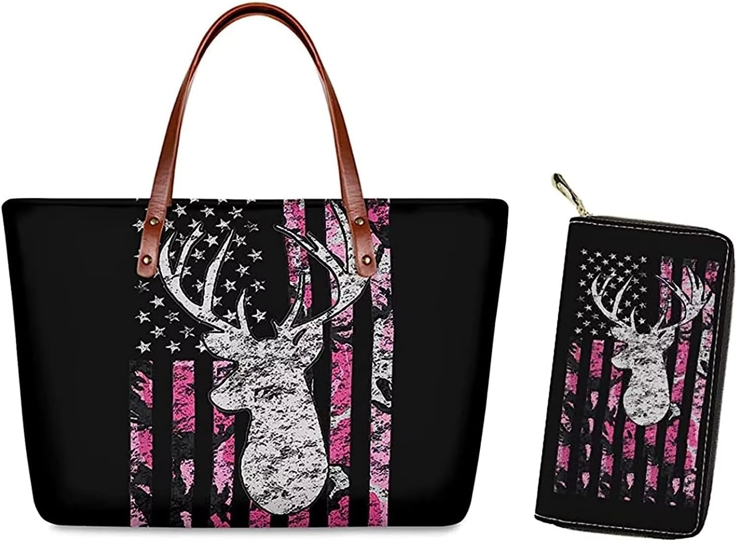 2pcs Cotton Canvas Bags Boho Floral Shoulder Bags Grocery Shopping Bag  Reusable Tote Bag 