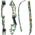 thumbnail image 4 of 60" 40lbs Camo Metal Riser Recurve Bow for Outdoor Hunting Archery Competition Shooting Right Hand Adult Takedown Long Bow, 4 of 6