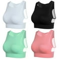 thumbnail image 5 of Topwoner Women's Wire Free Sport Bras Running Exercise Yoga Beautiful Back Fasting Dry Bras, 5 of 8