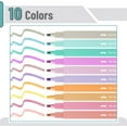 thumbnail image 2 of xianyou-- Aesthetic Highlighters, 10 Pack, Chisel Tip, Candy Colors, Cute Highlighters Assorted Colors, Cute Highlighters for School Highlighters, Highlighter Set, Pastel Highlighters, 2 of 4