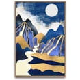 thumbnail image 3 of IDEA4WALL Framed Canvas Prints Wall Art Abstract Mountain Nature Scenery Landscape Artwork for Living Room Decoration, 16x24 inches, 3 of 4