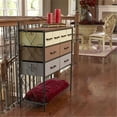 thumbnail image 1 of Commode Victorienne 8 Tiroirs Commode de Rangement Ou Table d'Entrée Noir, 1 of 2