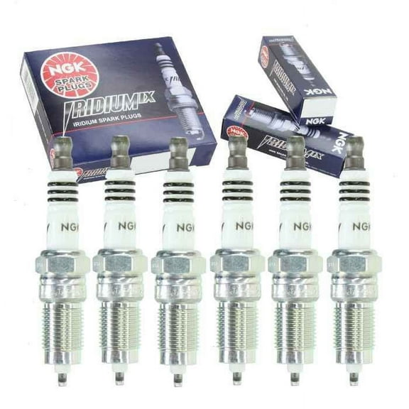 6 pc NGK Iridium IX Spark Plugs compatible with Ford Explorer Sport Trac 4.0L V6 2007-2010