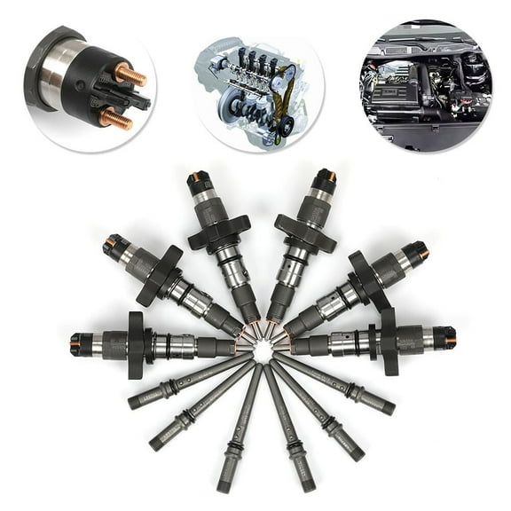 Woudy 6Pcs Cummins Fuel Injectors for 2004-2009 Dodge Ram 2500 3500 5.9L 0445120238 230
