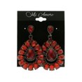 thumbnail image 3 of Mi Amore Dangle-Earrings Red/Dark-Silver, 3 of 5