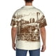 thumbnail image 3 of Fotbe Train Camisa Estampada de Manga Corta para Hombre, Casual de Verano, Estilo Playero, Sin Arrugas-Large, 3 of 5