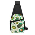 thumbnail image 3 of Disketp Sling Backpack,Multipurpose Crossbody Shoulder Bag Travel Hiking Daypack-Green Avocado, 3 of 6