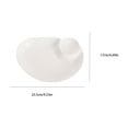 thumbnail image 3 of Dumpling Serving Plate with Built-in Sauce Compartment Divided Snack Dish for Kitchen Dining Table Appetizer Sushi Dessert Home Daily Use Party Supplies, 3 of 7