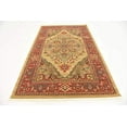 thumbnail image 4 of Unique Loom 3123193 5 x 8 ft. Arsaces Sahand Rectangular Rug, Tan, 4 of 5
