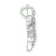 thumbnail image 2 of Sterling Silver Stellux Crystal Triple Dolphin Slide Pendant QP2477, 2 of 4