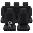 thumbnail image 1 of Fundas para Asientos de Automovil Juego 9 Pzs Universal Cubre Asientos para Auto Cuero y Malla Transpirable Cubre Asientos Resistente A Agua y Polvo Protector Asientos para Auto para Coches, SUV Etc, 1 of 7