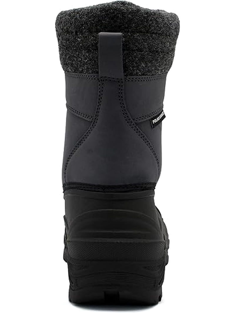 Polar Range Men\'s Tasco Cold Weather Boots Grey Size 9 POLAR RANGE MENS TASCO COLD WEATHER SNOW BOOT - Walmart.com main image 3