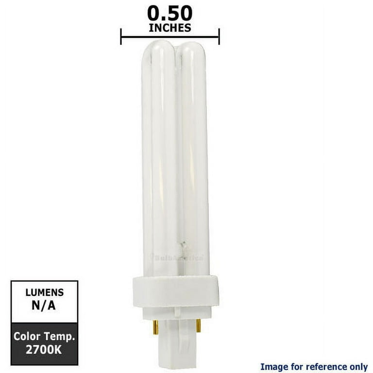 Philips PL-C 18W 2700K G24D-2 Double Tube 2-Pin Fluorescent Light