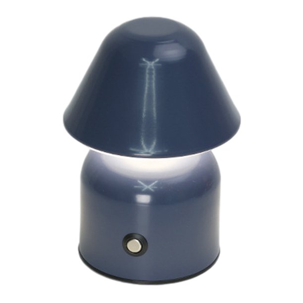 Lámpara de cabecera creativa LED lámpara de mesa con forma de seta Control táctil 1200mAh recargable