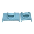 thumbnail image 1 of GUOOL 2Pcs Edge Stitch Lock Sewing Gauge Thumb Guide Rulers for Project Embroidery Blue, 1 of 9