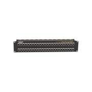 48port Cat6 Shielded Feed-through Patch Panel