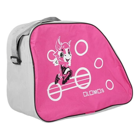 MOPOOR Roller Skate Bag Breathable Ice Skate Bags with Adjustable Shoulder Strap Oxford Cloth Skating Shoes Storage Bag Roller Skate Accessories
