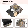 thumbnail image 4 of Pzuqiu Tiger Print Crossbody Bags for Women Leather Compact Functional Leather Quilted Shoulder Bag with Chain Strap Craftsmanship for Party and Special Occasions, 4 of 7