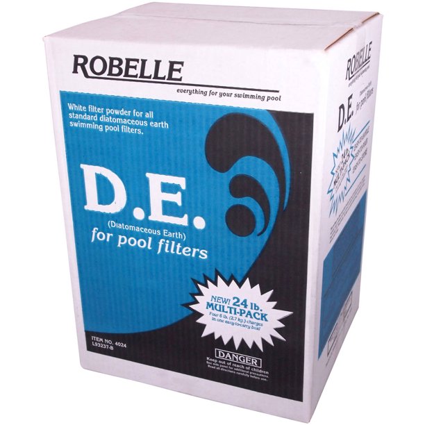 Robelle D.E./Diatomaceous Earth Powder for Swimming Pools, 24Pound