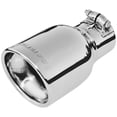 thumbnail image 3 of Flowmaster Exhaust Tail Pipe Tip 15365 2-1/2 Inch Inlet; 4 Inch Outlet; Stainless Steel; Round; Angled Cut; Rolled Edge; 7-1/2 Inch Length, 3 of 4