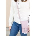 thumbnail image 4 of K. Carroll Accessories Harper Crossbody - Pink, Small, 4 of 4